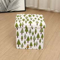 와이엠제이 수납 박스 의자 JS40-0016, 나무