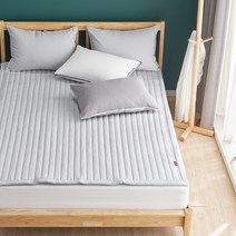 지베딩 레이나 마이크로모달 워싱 침대패드겸 카페트, 그레이