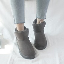 벨라노이 여성용 겨울 필수템 캐주얼 통굽 어그부츠 3cm