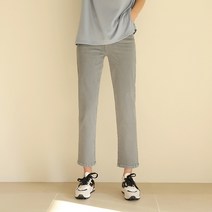 빼빼 여성용 데일리 그레이진 일자 데님 팬츠