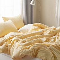 지베딩 샤베트 고밀도 80수순면 옥수수솜 차렵 이불베개세트