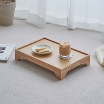 아카시아 우드 차 서빙트레이, 내추럴, 1개