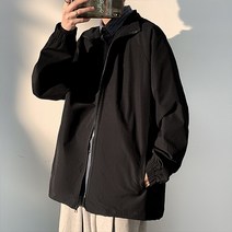 남성용 봄 루즈한 캐주얼 가벼운 자켓