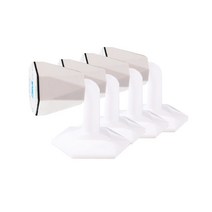 아이끌레 트라이 문닫힘방지 도어가드 격자형, 화이트, 4개