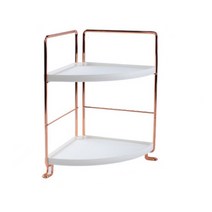 비케이라인 다용도 선반 2단 코너형, 로즈골드