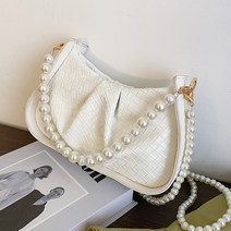 JCP 펄 체인 스트랩 숄더백