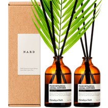 부케가르니 나드 보타니컬 아로마 디퓨저 100ml x 2p + 아레카야자, 레몬민트