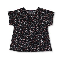 BFL 여성 불꽃 인견 가오리 블라우스