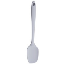 키친팩토리 프리미엄 파스텔 실리콘 이유식 스패츌러 대, 그레이, 1개