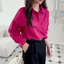 슈가펀 크와타 베이직 카라 블라우스