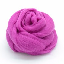 위빙 / 마크라메 재료 펠트실 50g, 1 마젠타