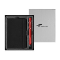 LAMY 사파리 샤프 + 노트 기프트 세트, 레드, 1세트