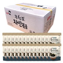 이반장 광천 돌자반 볶음, 24개, 40g