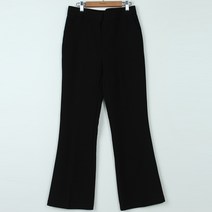 빼빼 여성용 후끈 본딩기모 부츠컷 스판 슬랙스