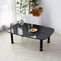 LPM 오브제 하모니 4단 높이조절 접이식테이블 900 x 600 mm, 오리엔탈블랙