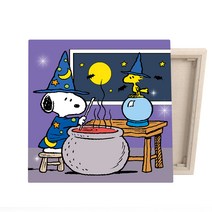 아이러브페인팅 피너츠 DIY CUBIC PAINTING 2525cm, 마법사 스누피, 1개