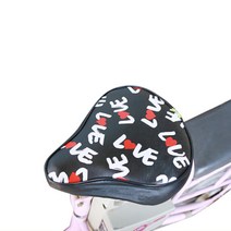 방수 전동 자전거 시트 커버 삼각헤드, 러브, 1개