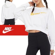 나이키 후드 우먼 NSW 데이지 티셔츠 DO7257-100 크롭