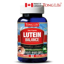 Canada-캐나다직수입정품 통라이프 루테인밸런스-비타민영양제 아연 베타카로틴 눈건강 블루베리빌베리 시력-1병, 1병