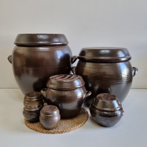 백년옹기 전통 숨쉬는 쌀독항아리 장독 항아리 옹기, 11리터