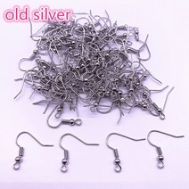 wholesale 100pcs (50pair) 결과 귀걸이 후크 코일 귀 와이어 diy 보석 만들기