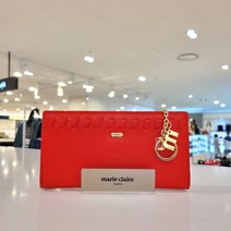 NC경산점 마리끌레르 백화점 정품 빠른배송 가성비 갑 그립감이 좋은 부드러운 고급 천연소가죽 초슬림 여성 브랜드 명품 초 슬림 장지갑