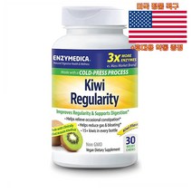 Enzymedica 키위 레귤러리티 효소 30정 베지캡슐 엔자이메디카 Kiwi Regularity Chews 미국 직구 사은품 추가증정