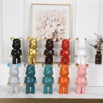 르퀘아 베어브릭 피규어 28cm 인테리어 소품, 그린