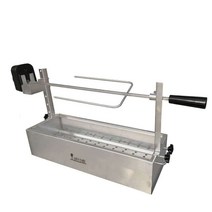 통돼지바베큐 통구이 자동 양꼬치 회전 그릴 기계 큰, 전기 구운 양고기 다리 포크 60CM