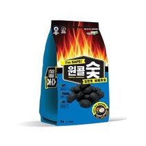 원콜 야자숯 오리지널 3초점화 캠핑숯 바베큐용숯 1.2kg/ 2kg/ 2.4kg, 오리지널2kg