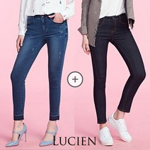 루시앙 여성 라이크라 데님 2종 세트