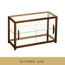 유리장식장 쇼케이스 진열장 원목 카페 인테리어 엔틱, A형