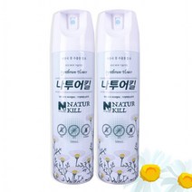 천연살충제 나투어킬 에어로졸 500ml 2개