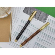 [아그네스마틴 NO-471037] 각인 볼펜 이니셜 각인 황동 선물용 볼펜, 궁서체, 에보니