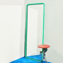 옷가게 카페 전신 거울 스탠드 대형, 오렌지60x180