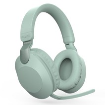 MAXFIT 블루투스 노이즈캔슬링 헤드폰 무선 헤드셋 MS-B2, 녹색