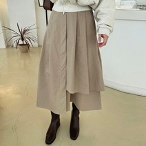 더옷장 어나더미닛 핀턱언발(뒷밴딩) 스커트
