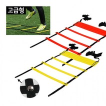 축구연습 사다리 스텝레더 고급형 3M 4M 6M, 고급형-3M(레드)