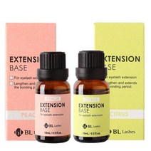 속눈썹 연장 글루강화제 피치향 복숭아향 15ml 익스텐션 블링크 AG, 피치향(복숭아향)2ea