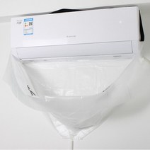 벽걸이 에어컨 셀프 청소 원룸 냄새제거 커버 비닐 필터 도구 용품 제거 에어컨 냄새 커버 셀프 벽걸이, 단품