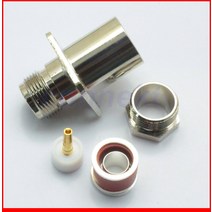 5개/ N 암 잭 플랜지 마운트 클램프 RG8 LMR400 RG165 RG213 7D-FB RF 커넥터, 한개옵션0