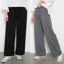 코디제이 여자트레이닝바지 쭈리와이드팬츠 츄리닝 와이드팬츠 통바지 루즈핏 허리밴딩 홈웨어 데일리룩 트레이닝복