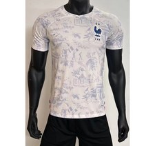 22 새 카타르 월드컵 축구복 태국판 단품 프랑스 잉글랜드 브라질 국가대표팀 유니폼 비준, 23 화이트 프랑스