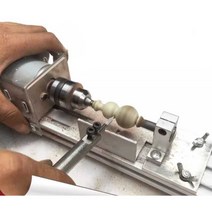 소형 목공 선반 전동 조각 기계 공방 찌선반 연삭기 공예 가공 탁상용, 02 표준 옵션2