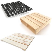 저상형침대 깔판 매트리스 공기순환 받침대, 03.천연원목 빠레트 받침대 (50x50x12)