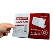 아크릴 인쇄 꽂이 네임 카드 택 테이블 매뉴판 가격표 이름표 쇼 케이스 안내판 pop 명찰 카페 식당 레스토랑 빵 집 양면 세로형 가로형 B6 A5, A5 세로