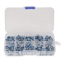 가변저항 트리머 세트 RM065 포텐션메타10종 100pcs, 단품