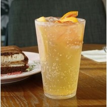 티스카페 투명파티컵 15 SAN재질 무인쇄, 투명, 6개