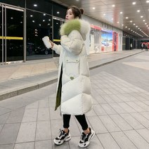 DFMEI 패딩 여중장 겨울옷 도톰한 패딩 저고리 루즈핏 빅 퍼 카라 패딩 코트