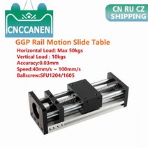 리니어 가이드 100mm 150mm 200 300 mm 효과 스트로크 CNC 선형 스테이지 레일 모션 GGP SFU1204 1605 볼 스크류 슬라이드 테이블 3D 프린터 XYZ, [05] Effective Stroke 300, [02] SFU1605